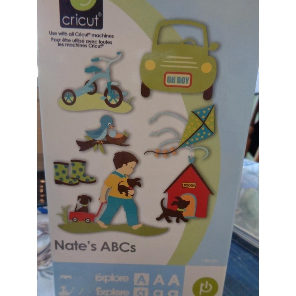 Cricut Die Cut Cartridge NATE'S ABCs Scrapbooking